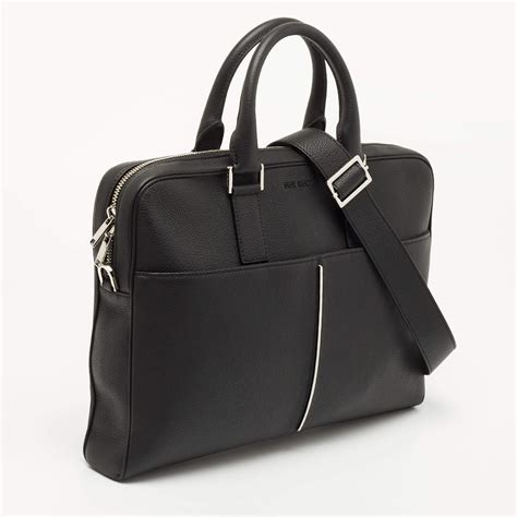 dior homme black leather briefcase|Dior Homme Classic Leather Briefcase in Black for .